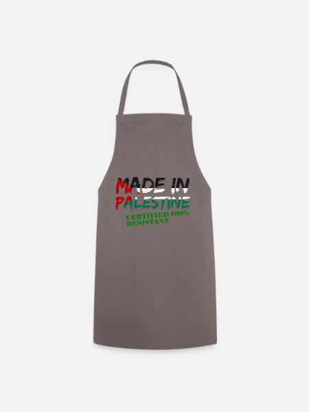 Palestine Resistant - Kochschürze - Grau