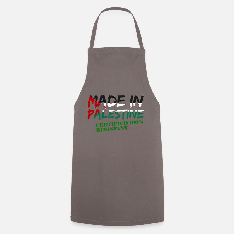 Résistant à la Palestine - Tablier de cuisine - gris