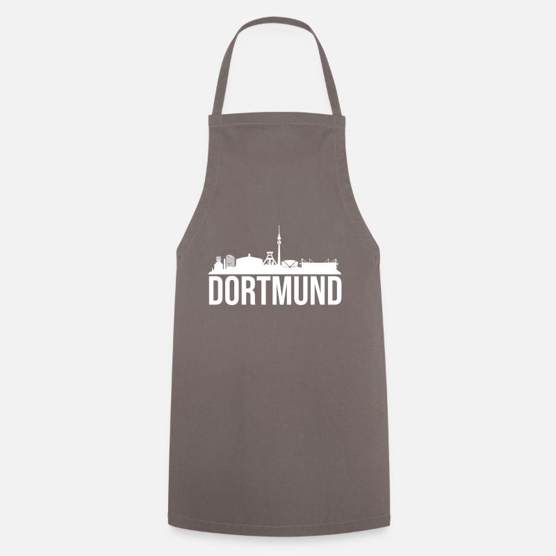 dortmund white - Kochschürze - Grau