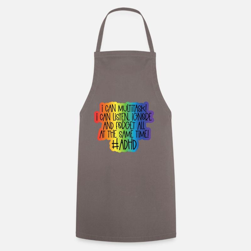 TDAH - Tablier de cuisine - gris
