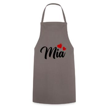 MIA - Tablier de cuisine - gris - Devant - AI Model Male 185 dark (185cm)