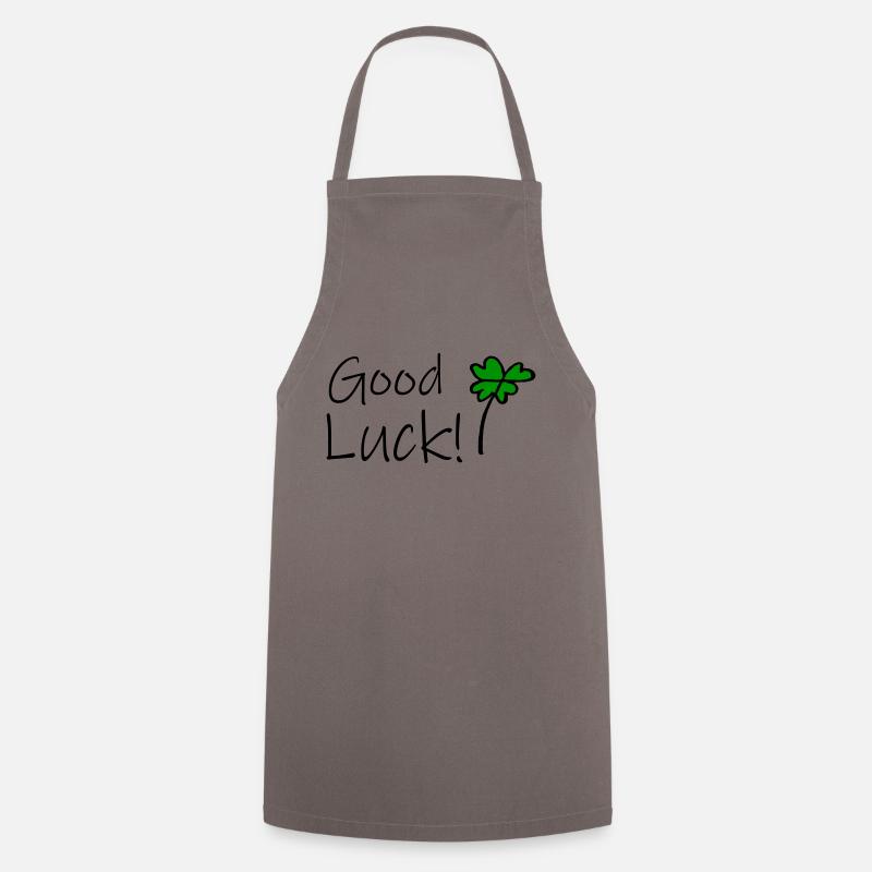Good Luck - Cooking Apron - grey
