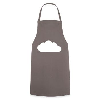 Weather Cloud Clouds Rain Sky Vector 7 - Cooking Apron - grey - Front - AI Model Male 185 dark (185cm)