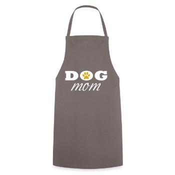 Hund Dog - Kochschürze - Grau - Vorne - AI Model Male 185 dark (185cm)