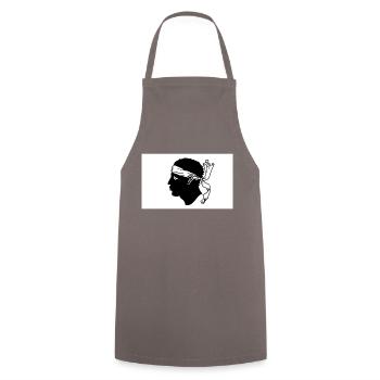 corsica 2 - Tablier de cuisine - gris - Devant - AI Model Male 185 dark (185cm)
