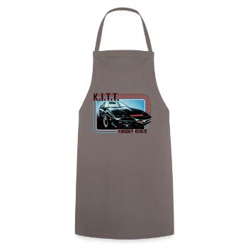 KITT Knight Rider - Tablier de cuisine - gris - Devant - AI Model Male 185 dark (185cm)