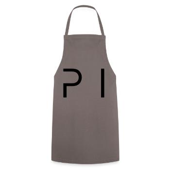 pi - Cooking Apron - grey - Front - AI Model Male 185 dark (185cm)