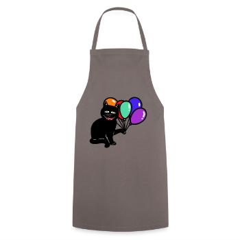 Halloween Chat Chats Chat - Tablier de cuisine - gris - Devant - AI Model Male 185 dark (185cm)
