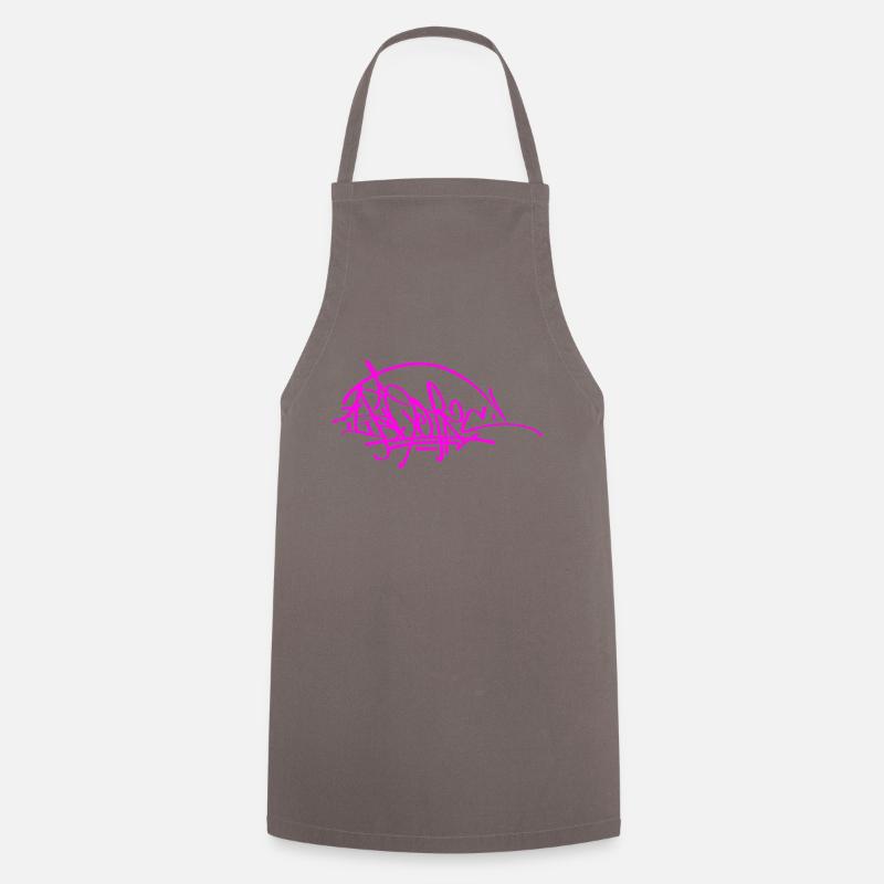 PRC ikon rose tag - Tablier de cuisine - gris