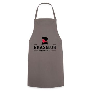 Erasmus Coffee Co. - Kochschürze - Grau - Vorne - AI Model Male 185 dark (185cm)