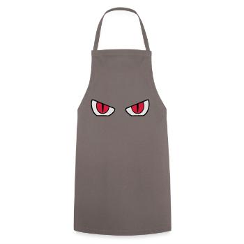 eyes - yeux 4 - Tablier de cuisine - gris - Devant - AI Model Male 185 dark (185cm)