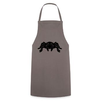 Clipart Petite Araignée - Tablier de cuisine - gris - Devant - AI Model Male 185 dark (185cm)