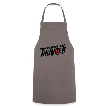 FLASH VARIATIONS - Cooking Apron - grey - Front - AI Model Male 185 dark (185cm)