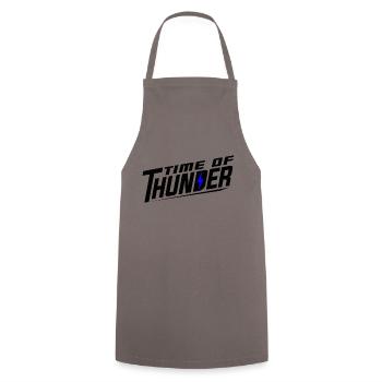 FLASH VARIATIONS - Cooking Apron - grey - Front - AI Model Male 185 dark (185cm)