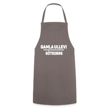 Gamla Ullevi Gothenburg - Cooking Apron - grey - Front - AI Model Male 185 dark (185cm)