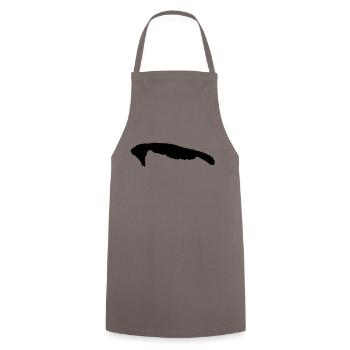 wangerooge__f1 - Kochschürze - Grau - Vorne - AI Model Male 185 dark (185cm)
