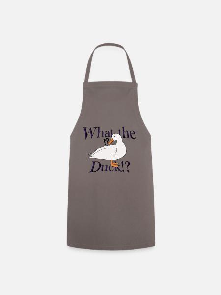 What the Duck!? - Kochschürze - Grau