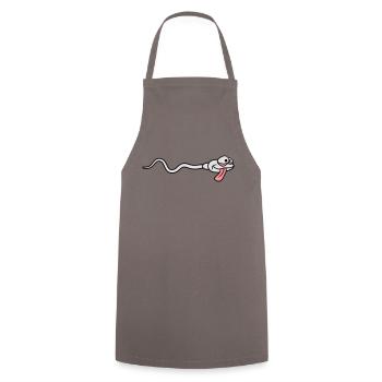 face horny alive sperm sperm pregnant sa - Cooking Apron - grey - Front - AI Model Male 185 dark (185cm)