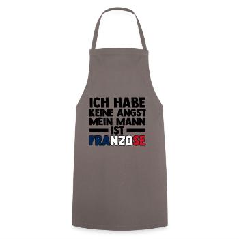 Franzosen Französisch Frankreich - Kochschürze - Grau - Vorne - AI Model Male 185 dark (185cm)