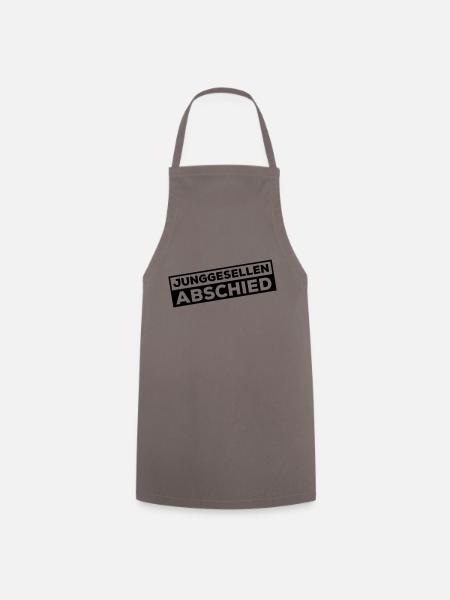 junggesellen abschied design - Kochschürze - Grau