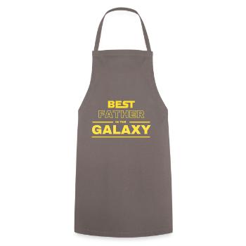 Father's day, best father in the Galaxy - Tablier de cuisine - gris - Devant - AI Model Male 185 dark (185cm)