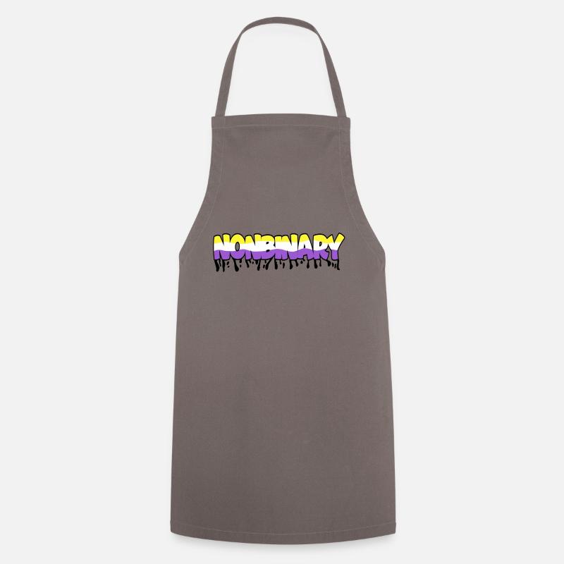 Nonbinary - Cooking Apron - grey