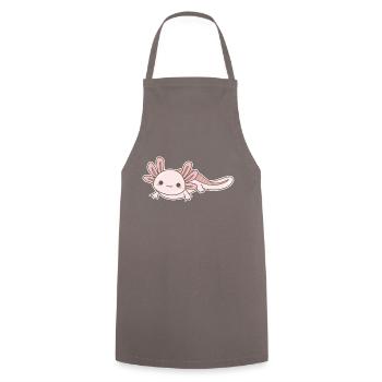 axolotl - Cooking Apron - grey - Front - AI Model Male 185 dark (185cm)
