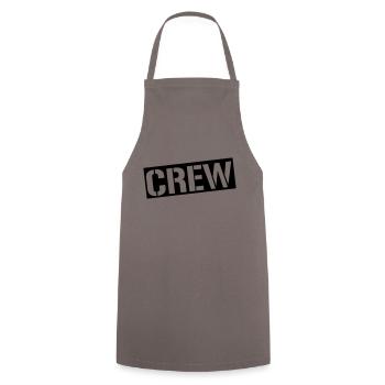 crew - Cooking Apron - grey - Front - AI Model Male 185 dark (185cm)