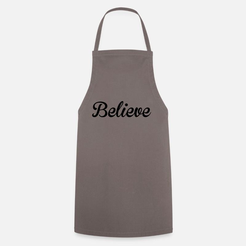 Believe - Kochschürze - Grau