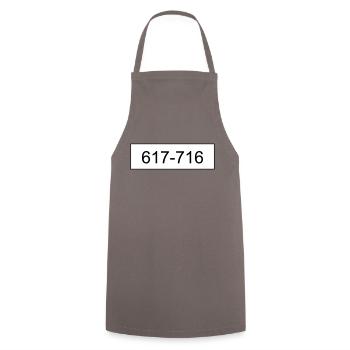 Cracker de réservoir de carnaval - Tablier de cuisine - gris - Devant - AI Model Male 185 dark (185cm)