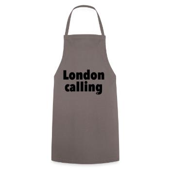 Londres - Tablier de cuisine - gris - Devant - AI Model Male 185 dark (185cm)