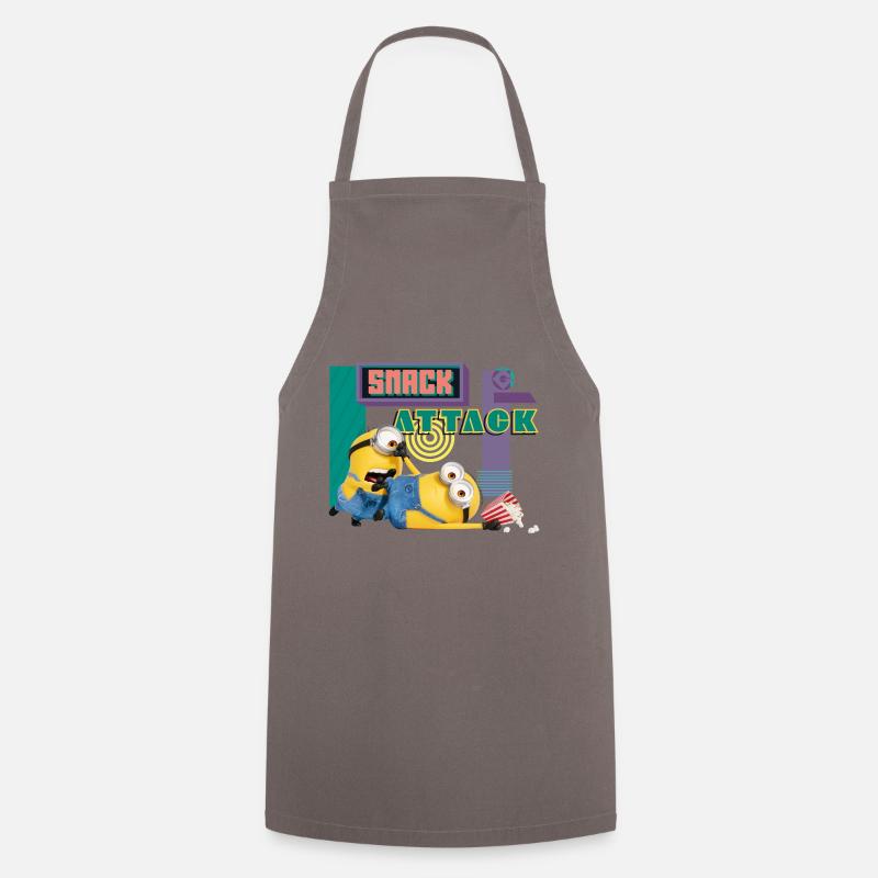 Attacco Snack Minions - Grembiule da cucina - grigio