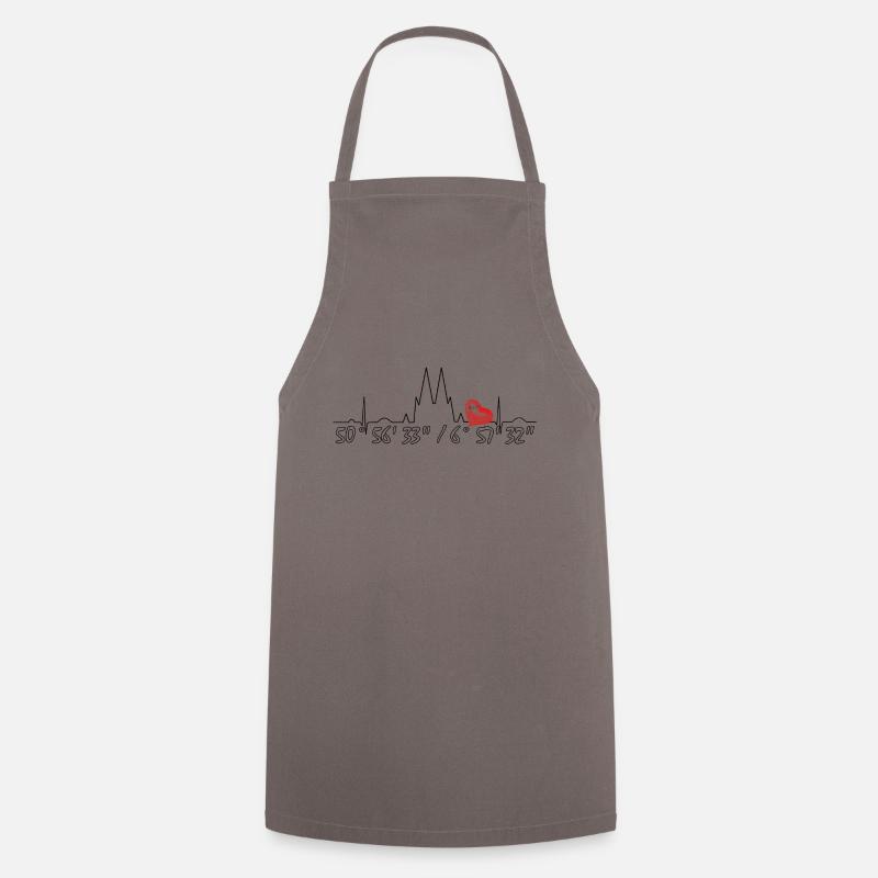 Cologne 1 - Tablier de cuisine - gris