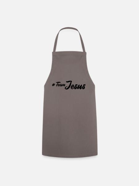 team jesus - Kochschürze - Grau