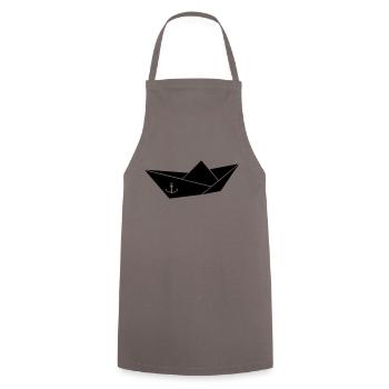 Boat - Tablier de cuisine - gris - Devant - AI Model Male 185 dark (185cm)