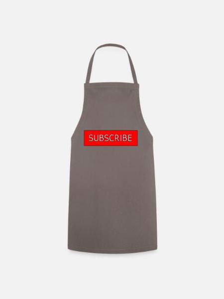Subscribe - Kochschürze - Grau