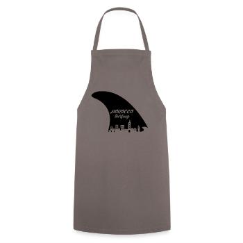 Morocco Surfing - Tablier de cuisine - gris - Devant - AI Model Male 185 dark (185cm)