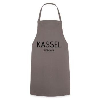 Kassel - Kochschürze - Grau - Vorne - AI Model Male 185 dark (185cm)