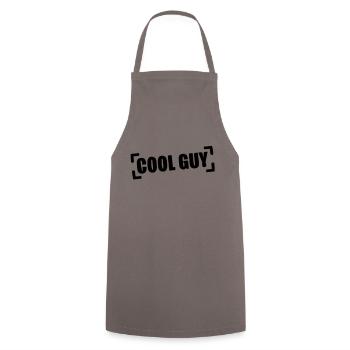 cool_guy_stamp_a1 - Tablier de cuisine - gris - Devant - AI Model Male 185 dark (185cm)