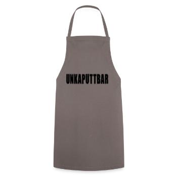 UNKAPUTTBAR - Kochschürze - Grau - Vorne - AI Model Male 185 dark (185cm)