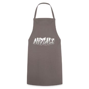 Aydinli - Kochschürze - Grau - Vorne - AI Model Male 185 dark (185cm)
