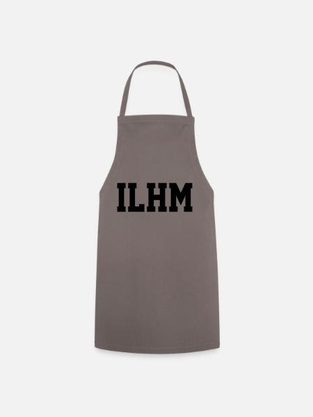ILHM - I LOVE HOUSE MUSIC - Kochschürze - Grau