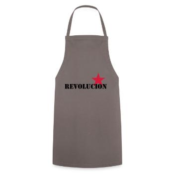 Revolucion - Tablier de cuisine - gris - Devant - AI Model Male 185 dark (185cm)