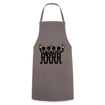Bachelor Groom Team Bachelors - Tablier de cuisine - gris - Devant - AI Model Male 185 dark (185cm)