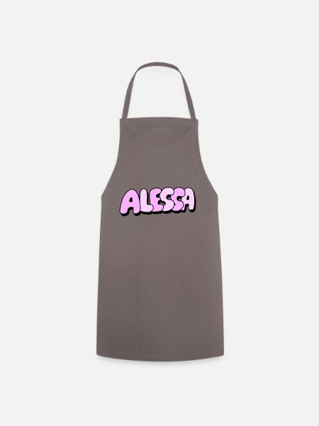 Alessa - Kochschürze - Grau