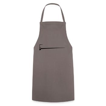 sf_halb - Kochschürze - Grau - Vorne - AI Model Male 185 dark (185cm)