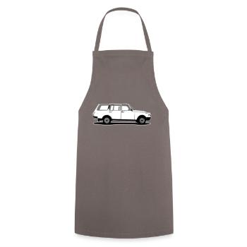 Wartburg 2 - Cooking Apron - grey - Front - AI Model Male 185 dark (185cm)