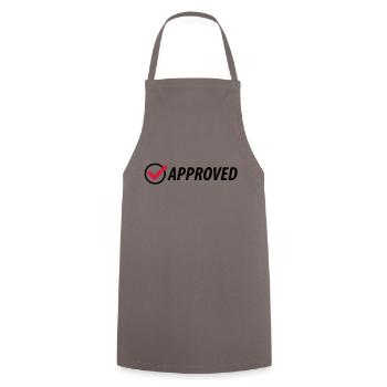 approved__f2 - Tablier de cuisine - gris - Devant - AI Model Male 185 dark (185cm)