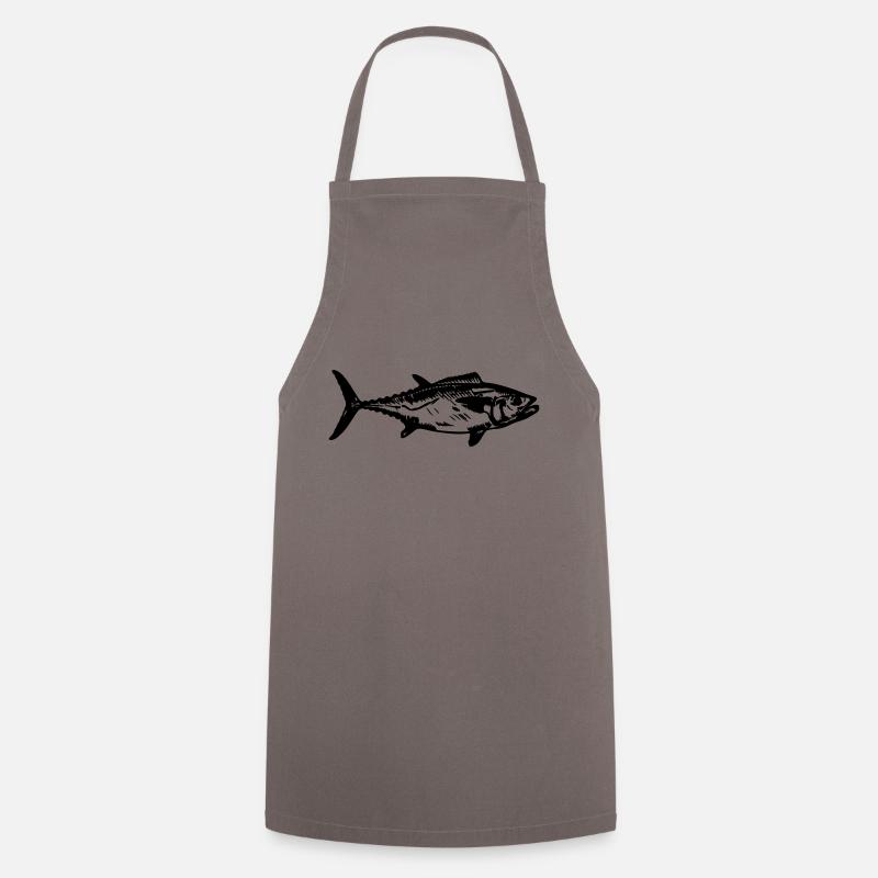 tuna fish - Kochschürze - Grau
