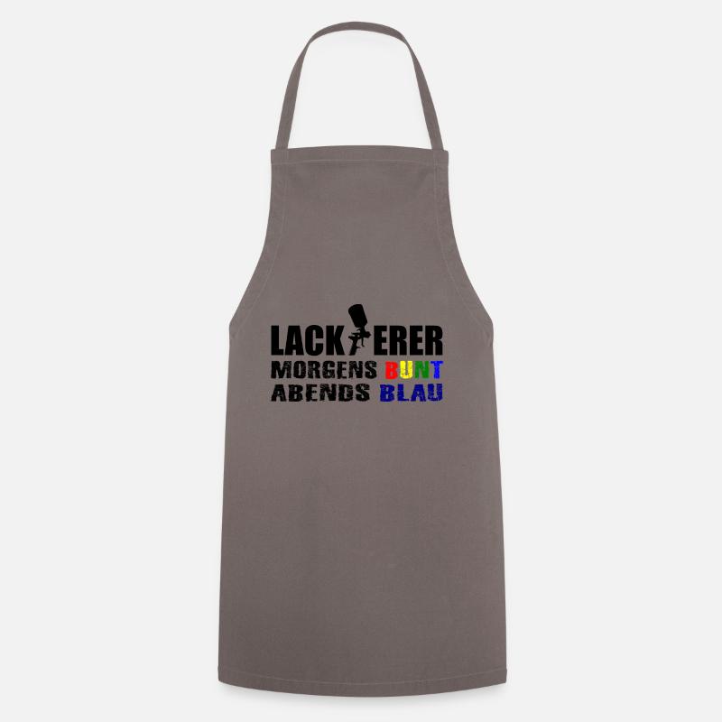 Lackierer - Kochschürze - Grau